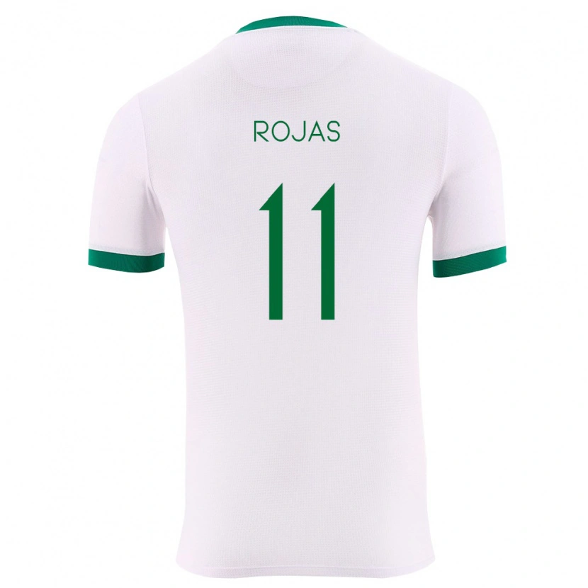 Danxen Niño Camiseta Bolivia Jairo Rojas #11 Blanco Verde Rojo 2ª Equipación 26-28 La Camisa