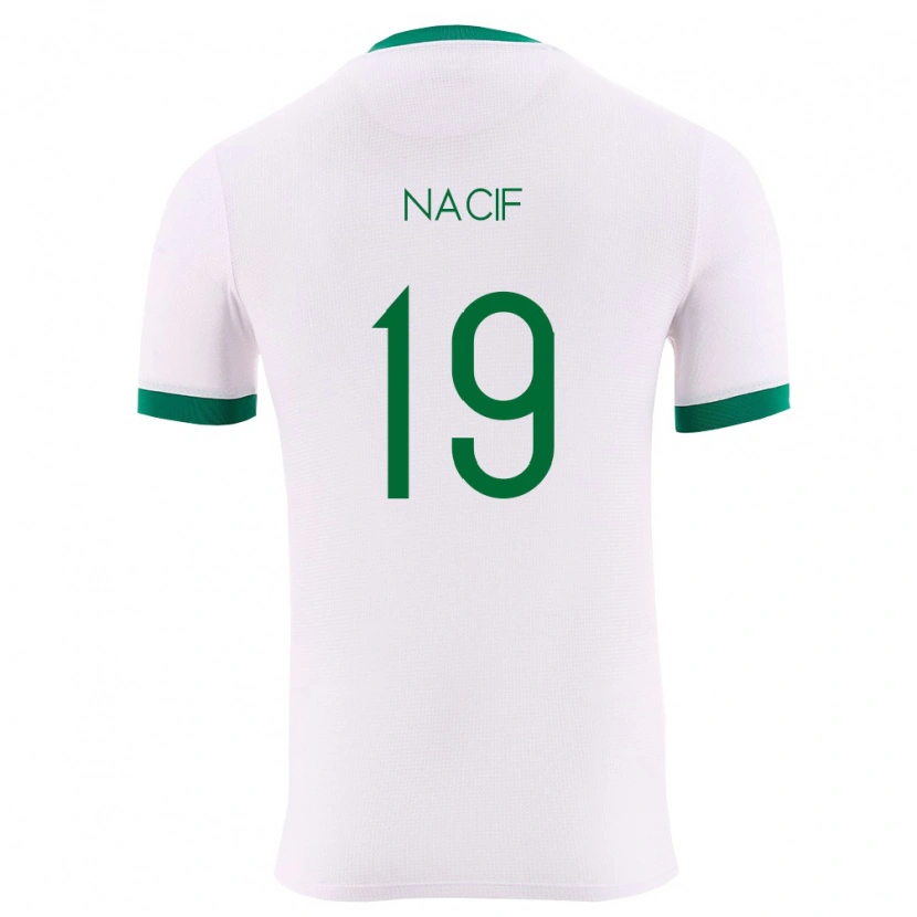 Danxen Niño Camiseta Bolivia Nabil Nacif #19 Blanco Verde Rojo 2ª Equipación 26-28 La Camisa