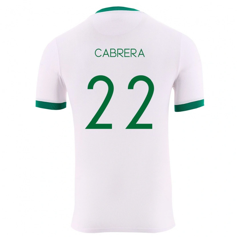 Danxen Niño Camiseta Bolivia Diego Cabrera #22 Blanco Verde Rojo 2ª Equipación 26-28 La Camisa