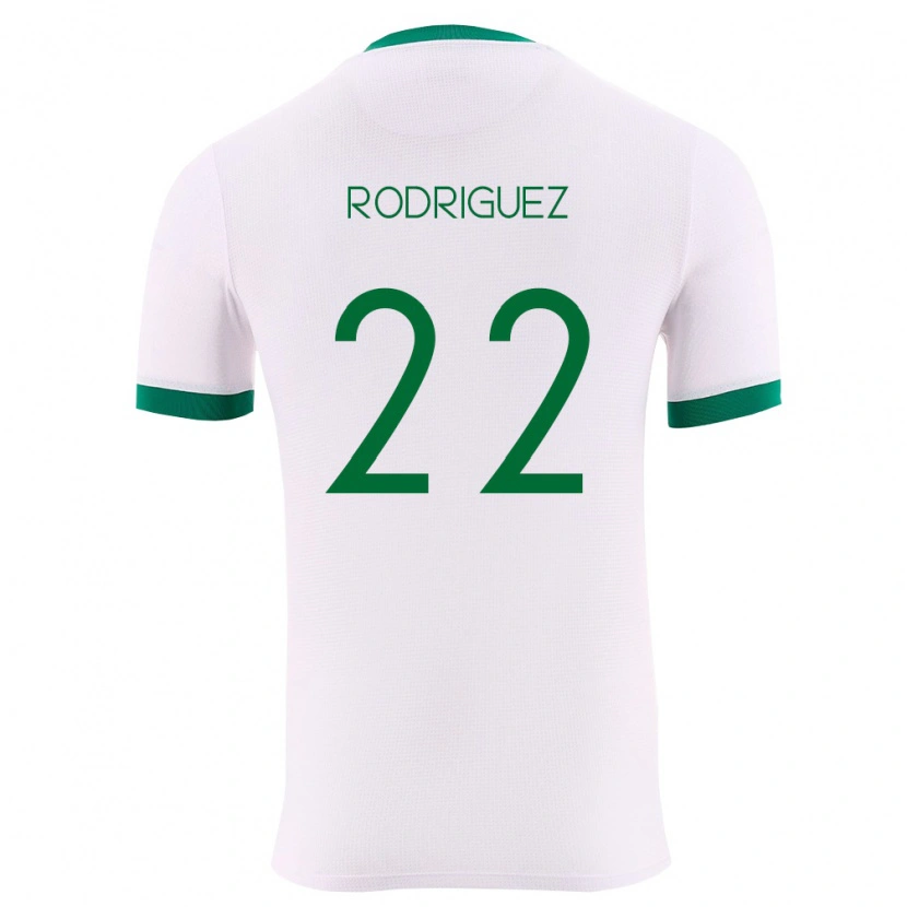 Danxen Niño Camiseta Bolivia Carlitos Rodriguez #22 Blanco Verde Rojo 2ª Equipación 26-28 La Camisa