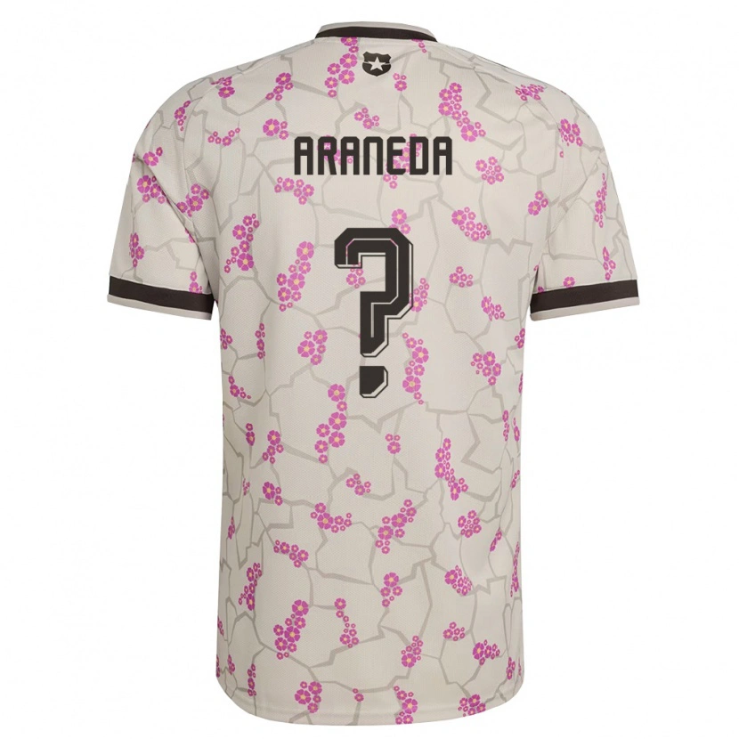 Danxen Niño Camiseta Chile Arantxa Araneda #0 Blanco Púrpura 2ª Equipación 26-28 La Camisa