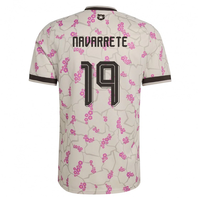 Danxen Niño Camiseta Chile Valentina Navarrete #19 Blanco Púrpura 2ª Equipación 26-28 La Camisa