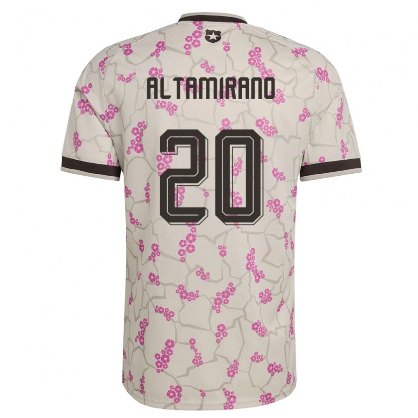 Danxen Niño Camiseta Chile Javier Altamirano #20 Blanco Púrpura 2ª Equipación 26-28 La Camisa