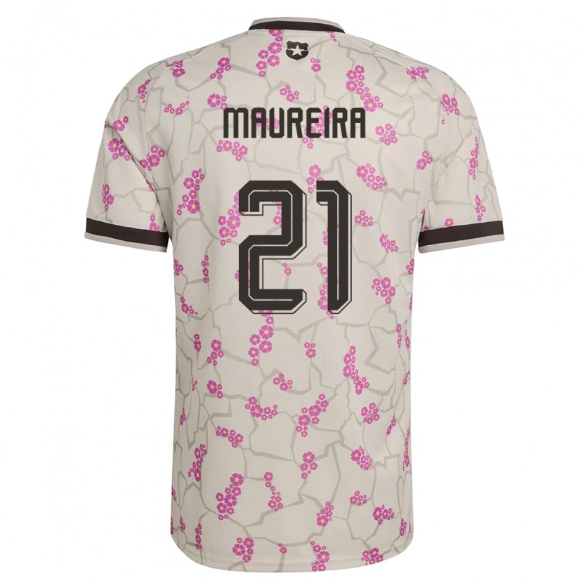 Danxen Niño Camiseta Chile Gabriel Maureira #21 Blanco Púrpura 2ª Equipación 26-28 La Camisa