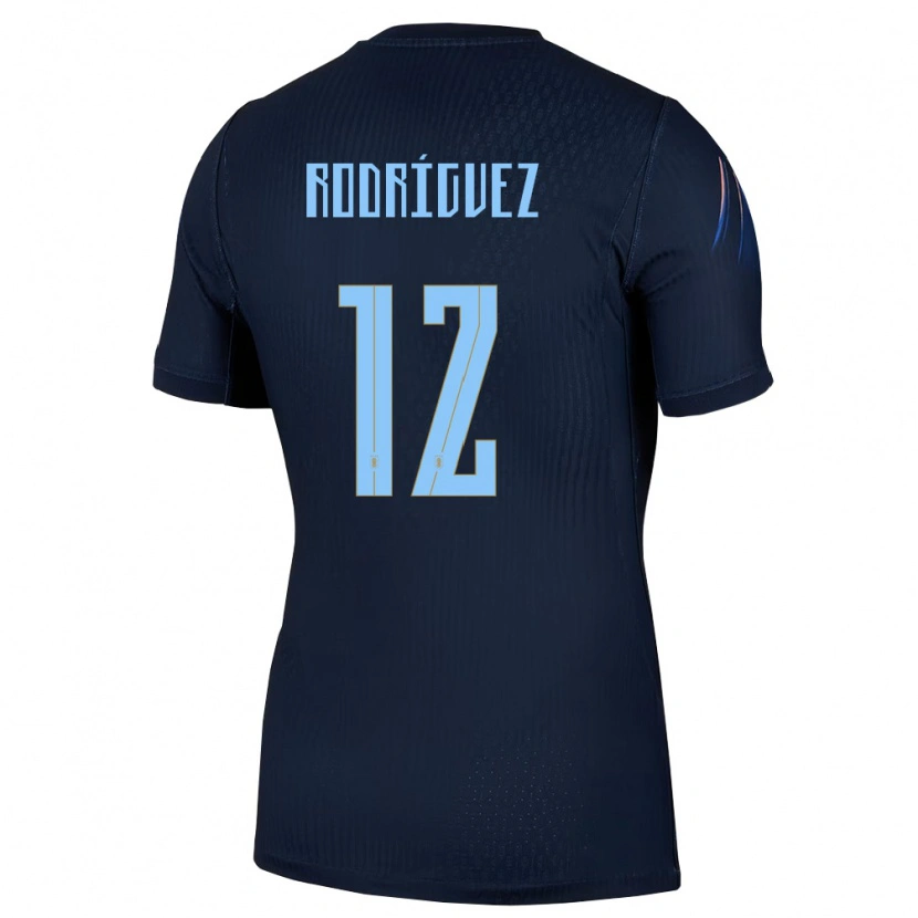 Danxen Niño Camiseta Uruguay Randall Rodriguez #12 Negro Azul 2ª Equipación 26-28 La Camisa