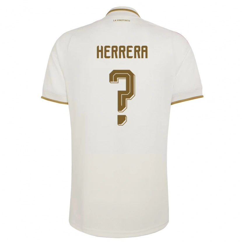 Danxen Niño Camiseta Venezuela Aytor Herrera #0 Marfil Amarillo 2ª Equipación 26-28 La Camisa