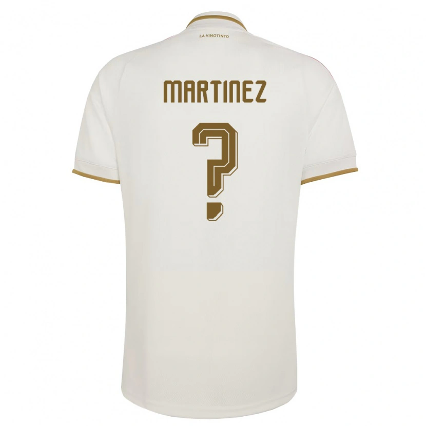 Danxen Niño Camiseta Venezuela Chris Martinez #0 Marfil Amarillo 2ª Equipación 26-28 La Camisa
