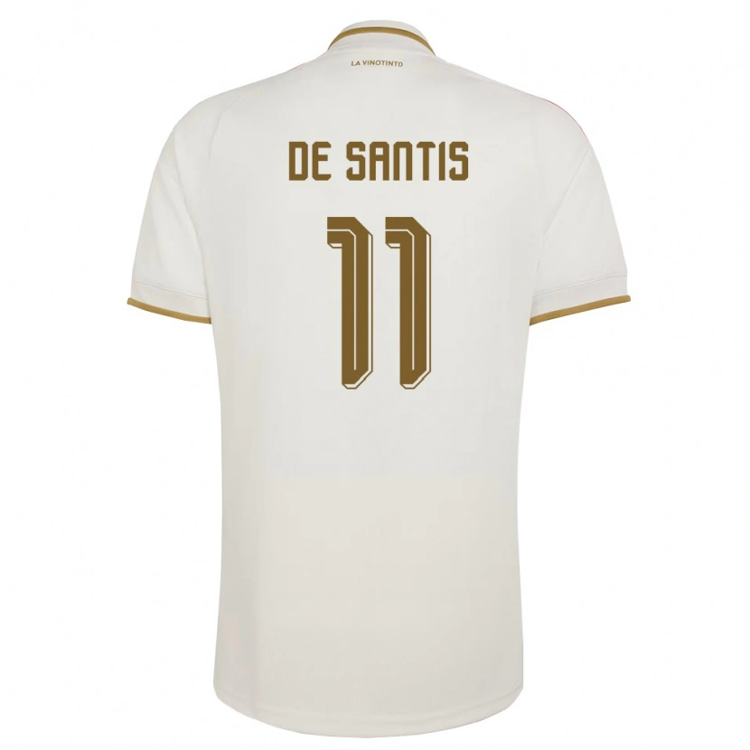 Danxen Niño Camiseta Venezuela Jeriel De Santis #11 Marfil Amarillo 2ª Equipación 26-28 La Camisa