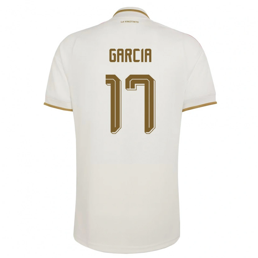 Danxen Niño Camiseta Venezuela Gabriela García #17 Marfil Amarillo 2ª Equipación 26-28 La Camisa