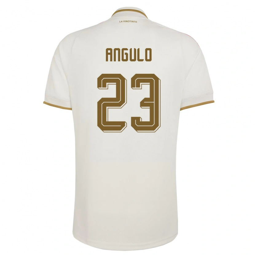 Danxen Niño Camiseta Venezuela Gabriela Angulo #23 Marfil Amarillo 2ª Equipación 26-28 La Camisa
