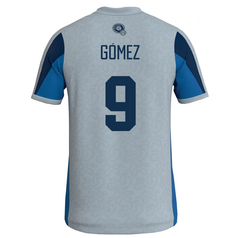 Danxen Niño Camiseta El Salvador Samaria Gómez #9 Blanco Azul Cielo 2ª Equipación 26-28 La Camisa