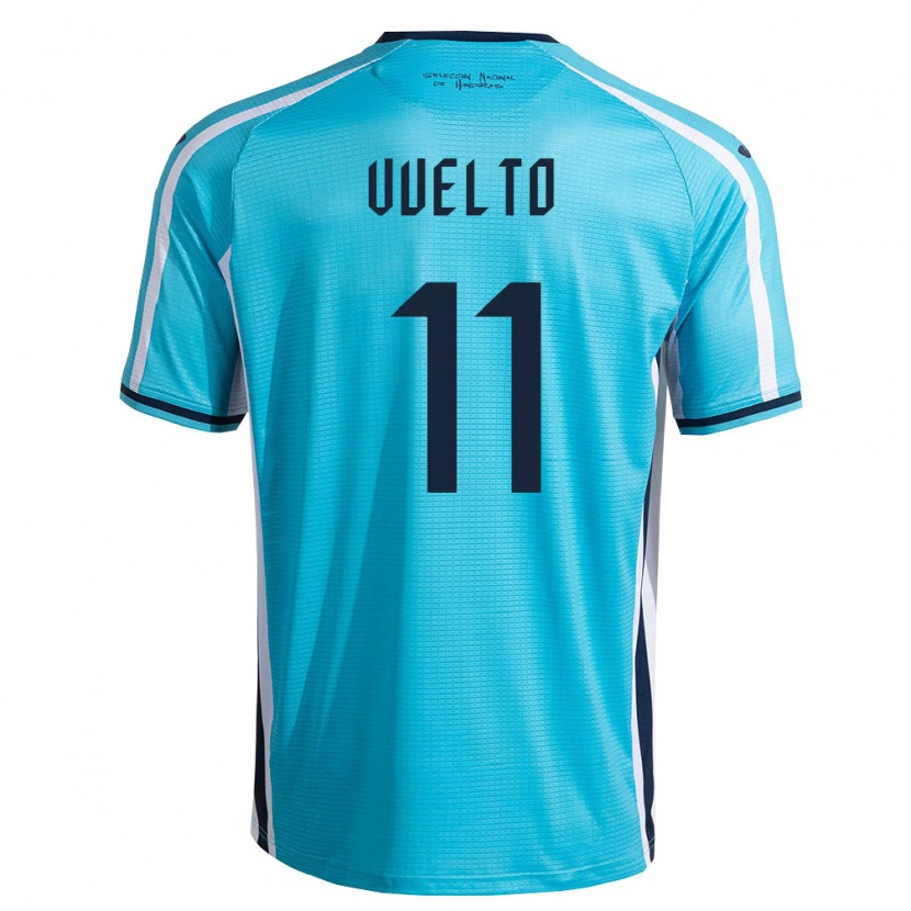 Danxen Niño Camiseta Honduras Darixon Vuelto #11 Azul Cielo Marino 2ª Equipación 26-28 La Camisa