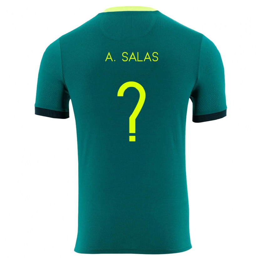 Danxen Hombre Camiseta Bolivia Amelia Daily Salas #0 Verde Amarillo Negro 1ª Equipación 26-28 La Camisa