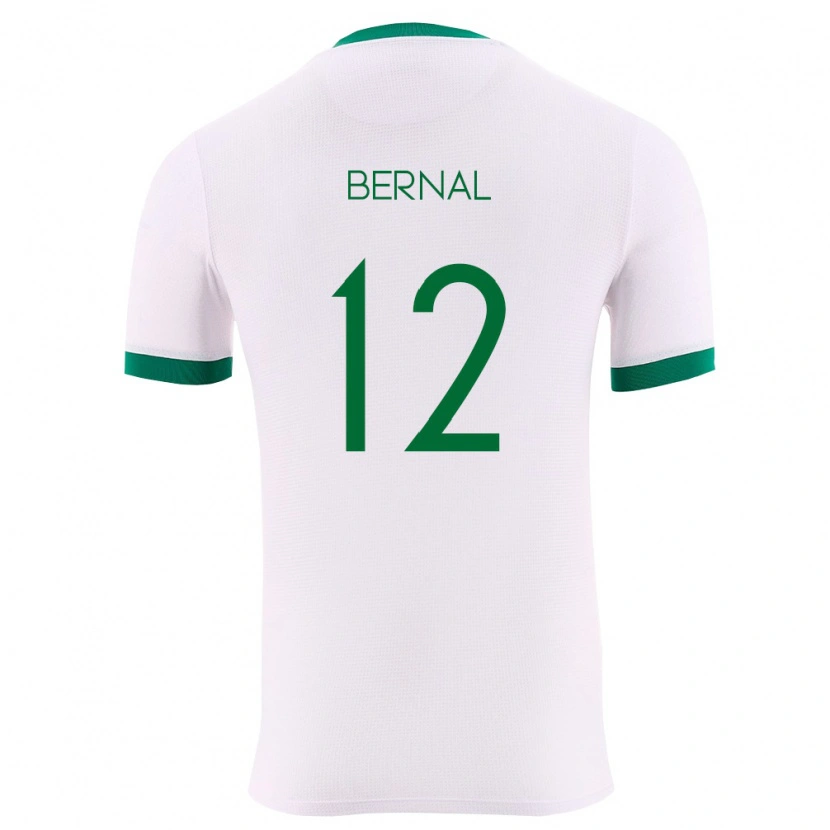 Danxen Hombre Camiseta Bolivia Joel Bernal #12 Blanco Verde Rojo 2ª Equipación 26-28 La Camisa