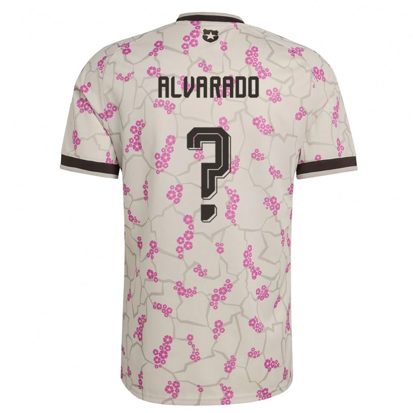 Danxen Hombre Camiseta Chile José Alvarado #0 Blanco Púrpura 2ª Equipación 26-28 La Camisa