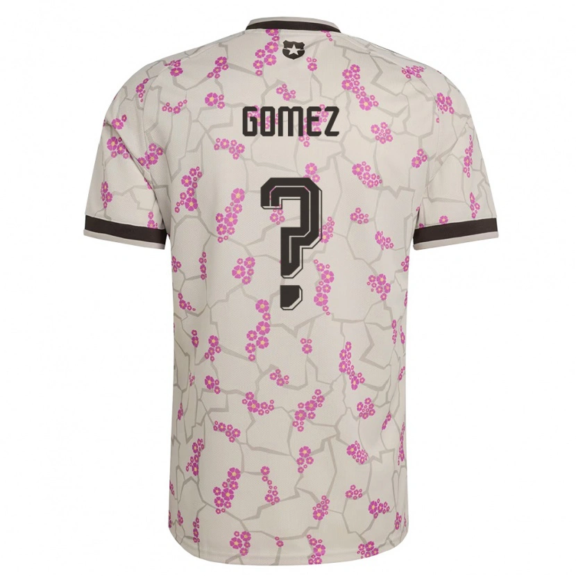 Danxen Hombre Camiseta Chile Cristóbal Gómez #0 Blanco Púrpura 2ª Equipación 26-28 La Camisa