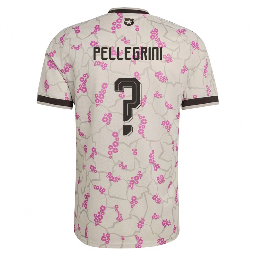 Danxen Hombre Camiseta Chile Maya Pellegrini #0 Blanco Púrpura 2ª Equipación 26-28 La Camisa