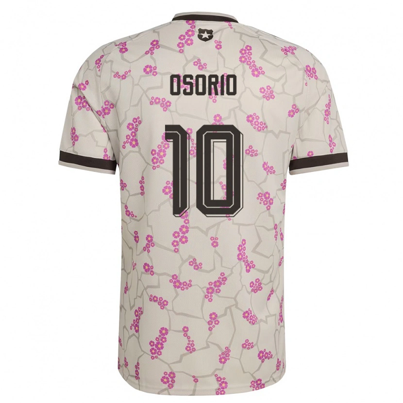 Danxen Hombre Camiseta Chile Darío Osorio #10 Blanco Púrpura 2ª Equipación 26-28 La Camisa