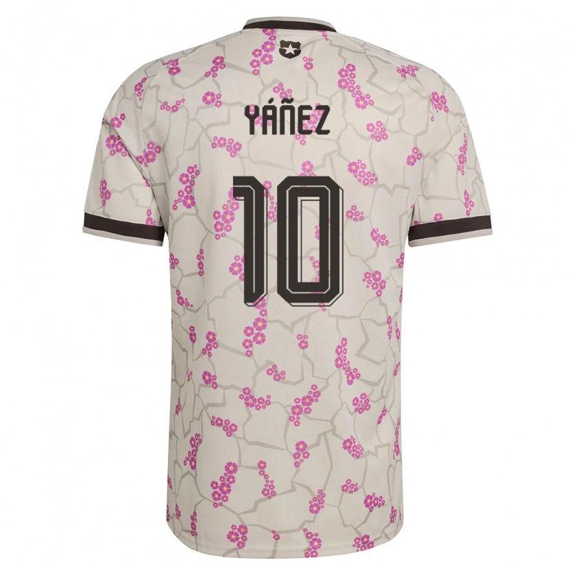 Danxen Hombre Camiseta Chile Zidane Yáñez #10 Blanco Púrpura 2ª Equipación 26-28 La Camisa