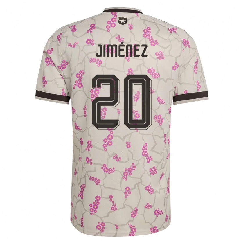 Danxen Hombre Camiseta Chile Martín Jiménez #20 Blanco Púrpura 2ª Equipación 26-28 La Camisa