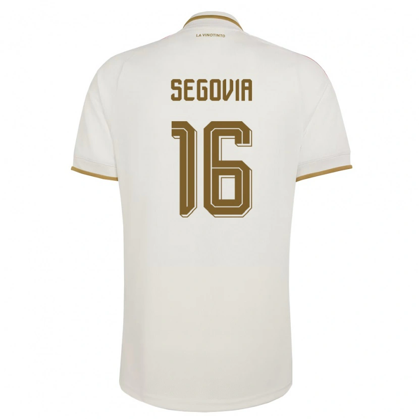Danxen Hombre Camiseta Venezuela Telasco Segovia #16 Marfil Amarillo 2ª Equipación 26-28 La Camisa