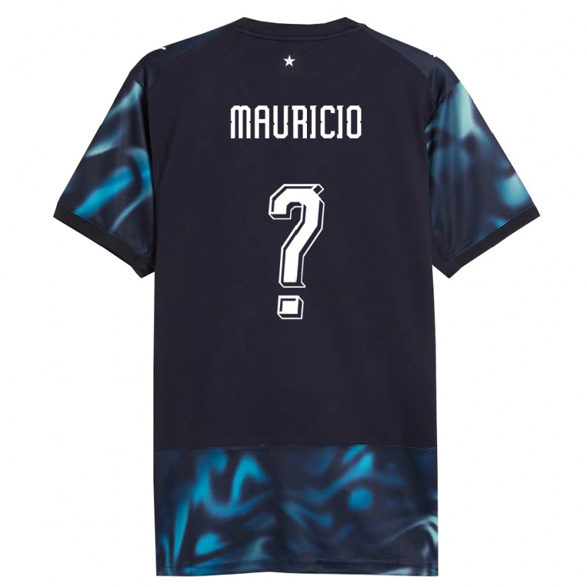 Danxen Hombre Camiseta Paraguay Mauricio #0 Marino Azul Cielo 2ª Equipación 26-28 La Camisa