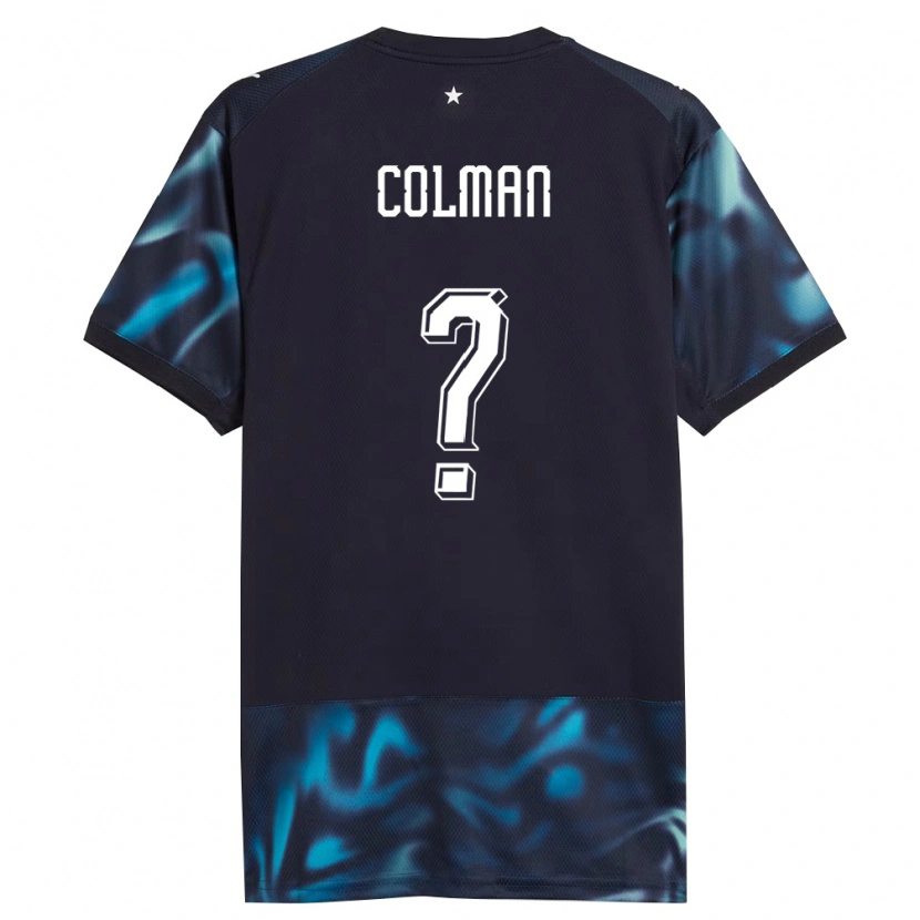 Danxen Hombre Camiseta Paraguay Orlando Colmán #0 Marino Azul Cielo 2ª Equipación 26-28 La Camisa