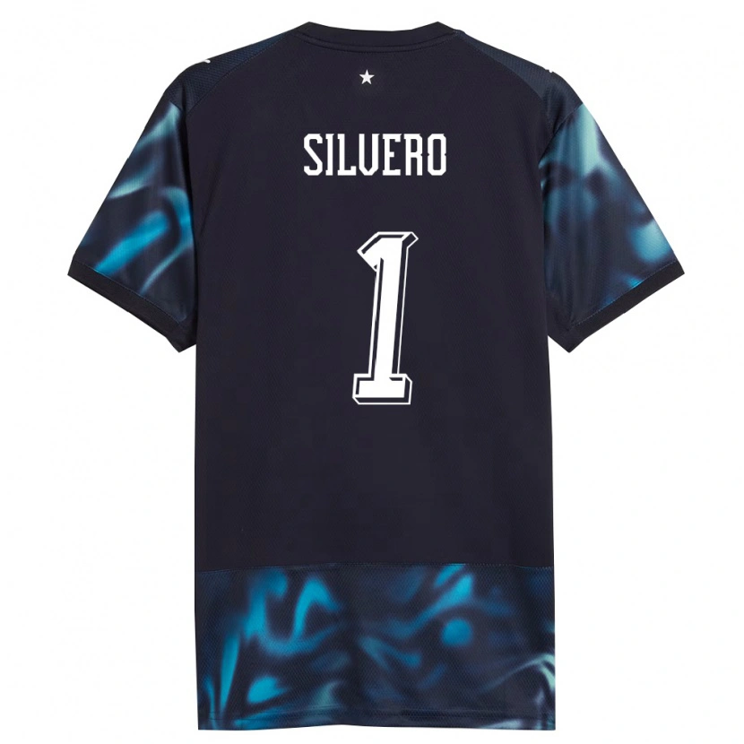 Danxen Hombre Camiseta Paraguay Lucas Silvero #1 Marino Azul Cielo 2ª Equipación 26-28 La Camisa