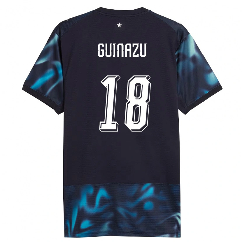 Danxen Hombre Camiseta Paraguay Lucas Guiñazú #18 Marino Azul Cielo 2ª Equipación 26-28 La Camisa