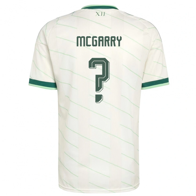 Danxen Mujer Camiseta Irlanda Del Norte Shea Mcgarry #0 Blanco Verde 2ª Equipación 26-28 La Camisa