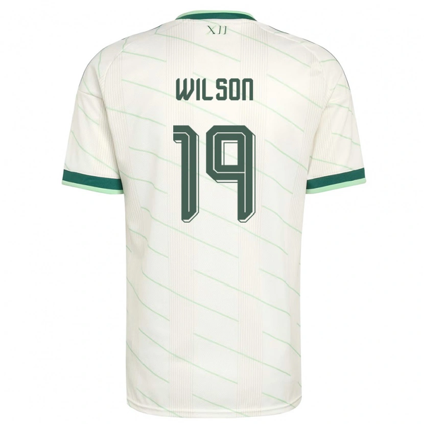 Danxen Mujer Camiseta Irlanda Del Norte Emily Wilson #19 Blanco Verde 2ª Equipación 26-28 La Camisa