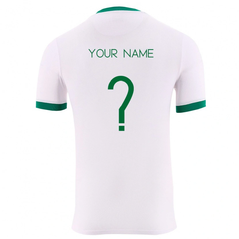 Danxen Mujer Camiseta Bolivia Su Nombre #0 Blanco Verde Rojo 2ª Equipación 26-28 La Camisa