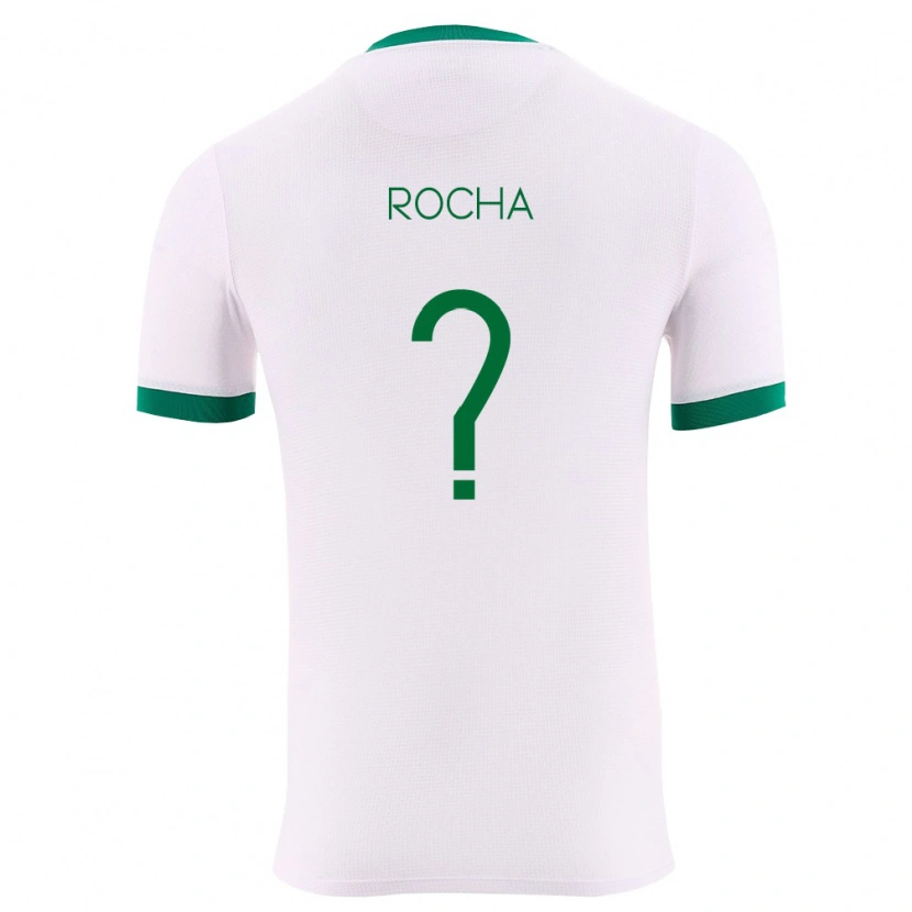 Danxen Mujer Camiseta Bolivia Yomar Rocha #0 Blanco Verde Rojo 2ª Equipación 26-28 La Camisa