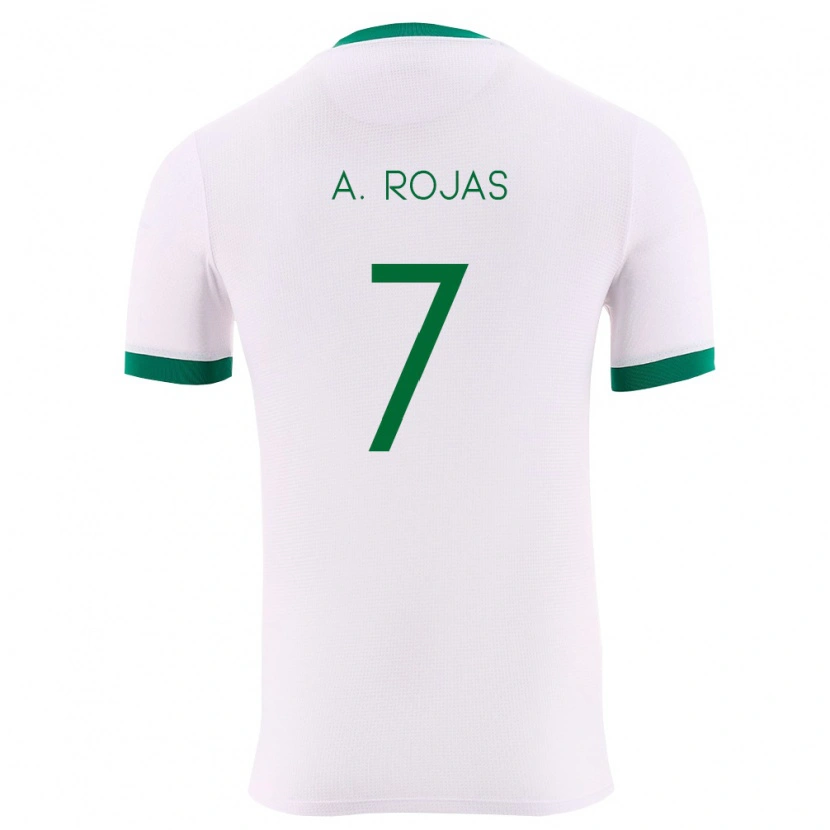 Danxen Mujer Camiseta Bolivia Ana Paula Rojas #7 Blanco Verde Rojo 2ª Equipación 26-28 La Camisa