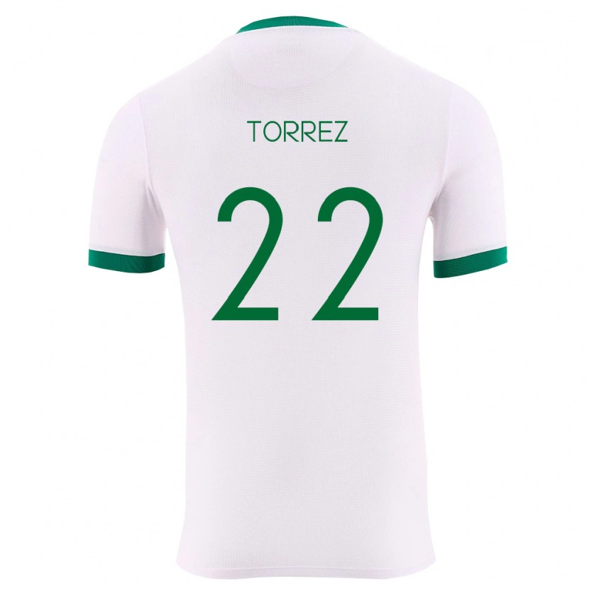 Danxen Mujer Camiseta Bolivia Marcelo Torrez #22 Blanco Verde Rojo 2ª Equipación 26-28 La Camisa