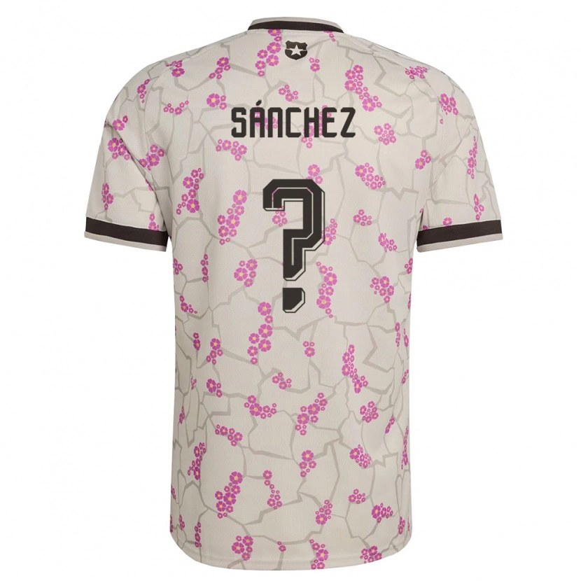 Danxen Mujer Camiseta Chile Valentín Sánchez #0 Blanco Púrpura 2ª Equipación 26-28 La Camisa