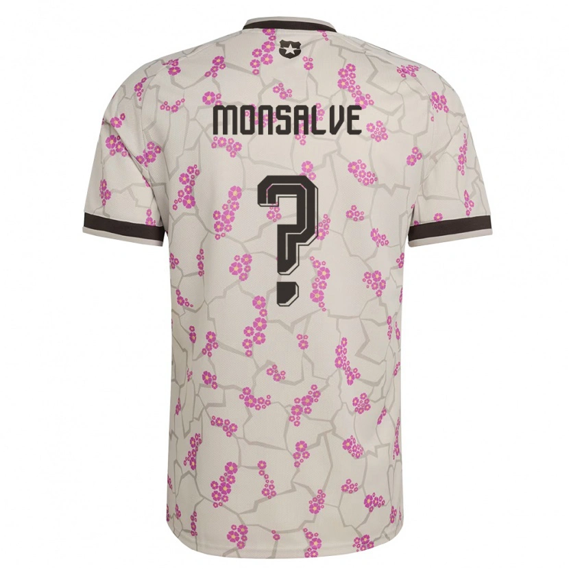 Danxen Mujer Camiseta Chile Gaspar Monsalve #0 Blanco Púrpura 2ª Equipación 26-28 La Camisa