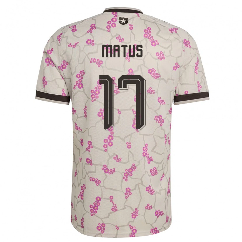 Danxen Mujer Camiseta Chile Esteban Matus #17 Blanco Púrpura 2ª Equipación 26-28 La Camisa