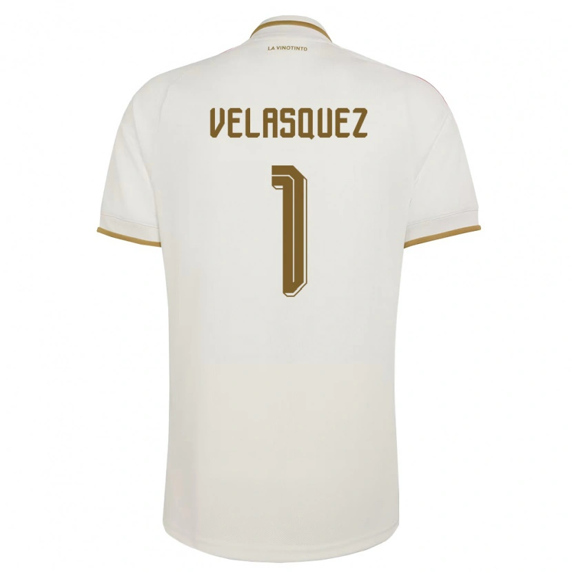 Danxen Mujer Camiseta Venezuela Yessica Velásquez #1 Marfil Amarillo 2ª Equipación 26-28 La Camisa