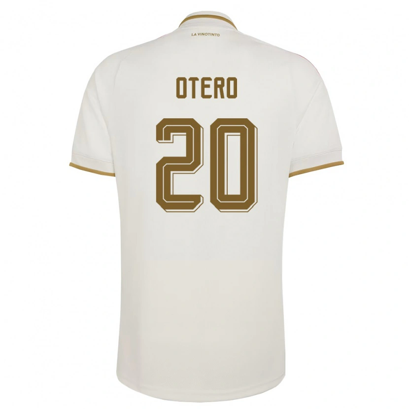 Danxen Mujer Camiseta Venezuela Rómulo Otero #20 Marfil Amarillo 2ª Equipación 26-28 La Camisa