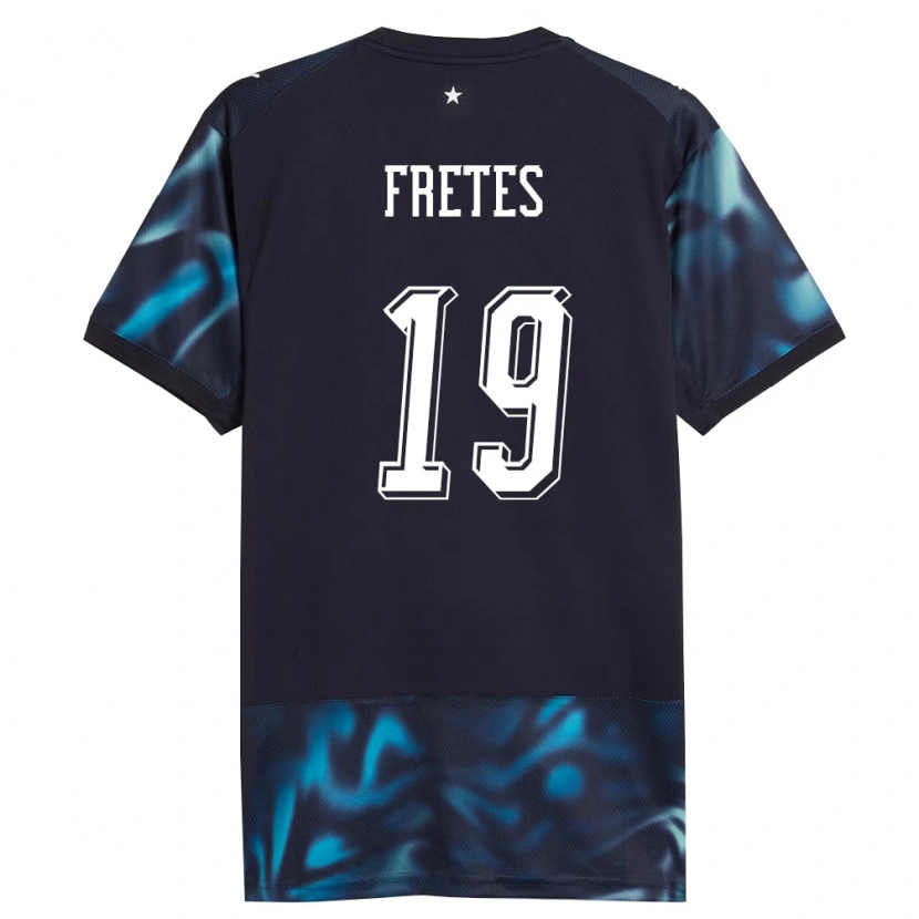 Danxen Mujer Camiseta Paraguay Alexis Fretes #19 Marino Azul Cielo 2ª Equipación 26-28 La Camisa