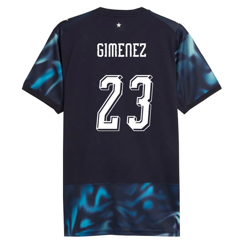 Danxen Mujer Camiseta Paraguay Miguel Giménez #23 Marino Azul Cielo 2ª Equipación 26-28 La Camisa