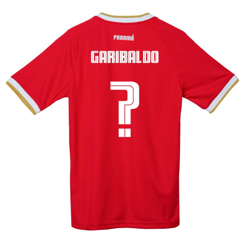 Danxen Niño Camiseta Panamá Moisés Garibaldo #0 Rojo Marrón Blanco 1ª Equipación 26-28 La Camisa