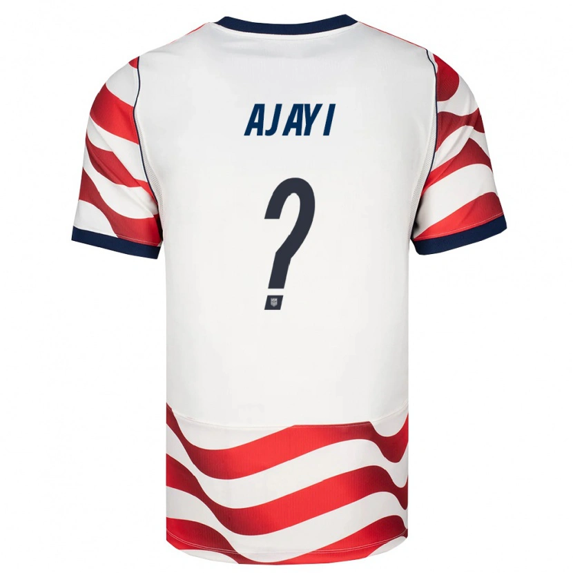 Danxen Niño Camiseta Estados Unidos Olumuyiwa Ajayi #0 Rojo Blanco Negro 1ª Equipación 26-28 La Camisa