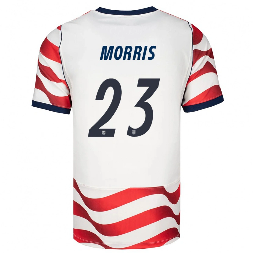 Danxen Niño Camiseta Estados Unidos Aidan Morris #23 Rojo Blanco Negro 1ª Equipación 26-28 La Camisa