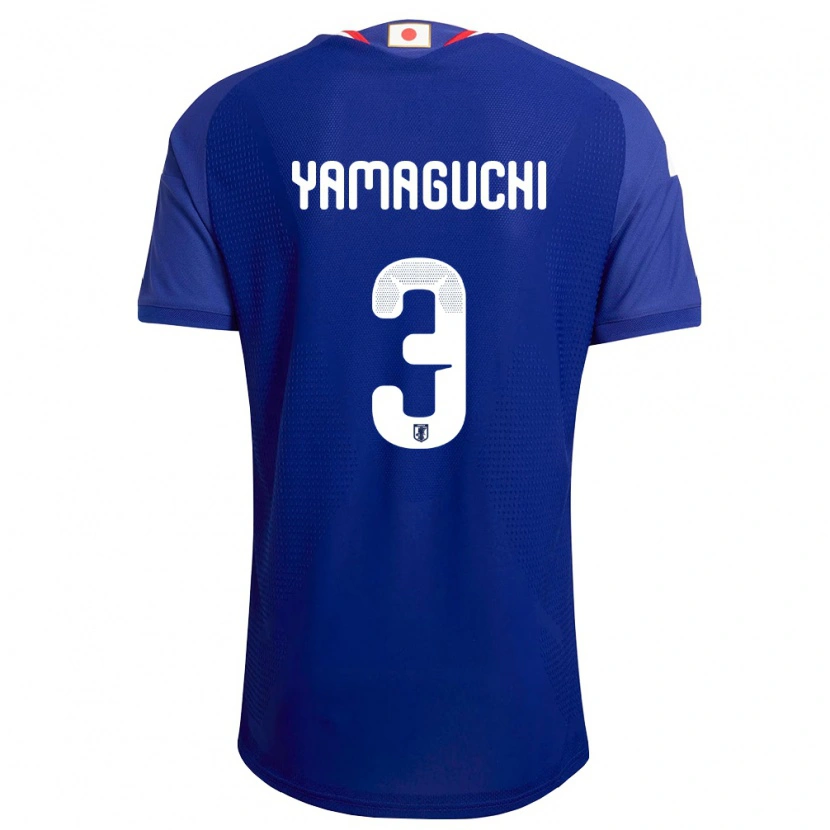 Danxen Niño Camiseta Japón Gota Yamaguchi #3 Azul Blanco Rojo 1ª Equipación 26-28 La Camisa