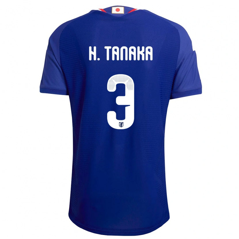 Danxen Niño Camiseta Japón Hayato Tanaka #3 Azul Blanco Rojo 1ª Equipación 26-28 La Camisa
