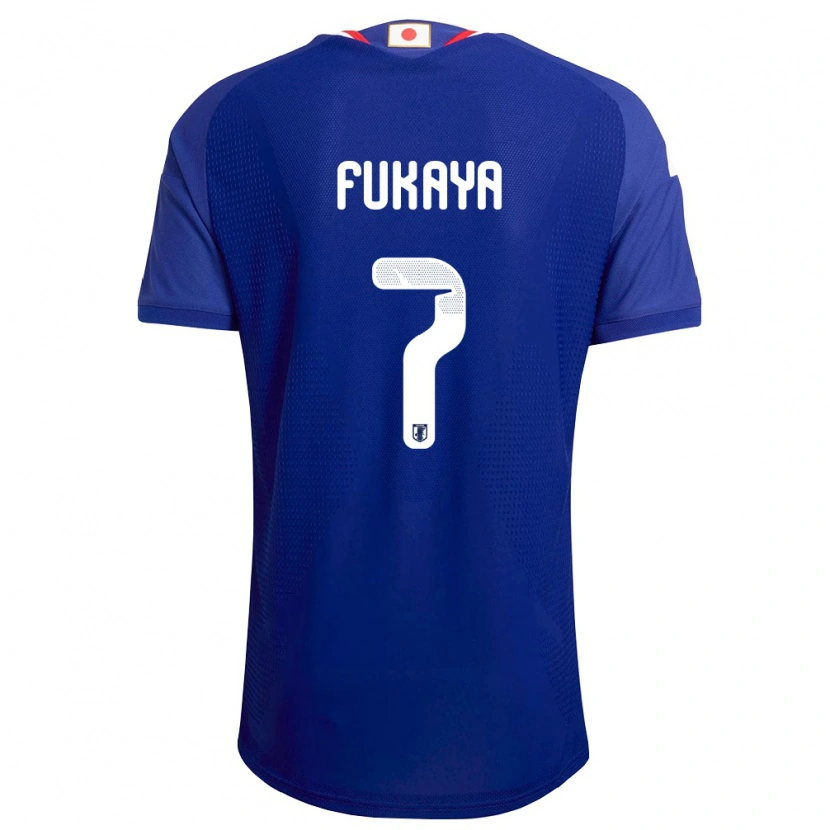 Danxen Niño Camiseta Japón Sakuto Fukaya #7 Azul Blanco Rojo 1ª Equipación 26-28 La Camisa