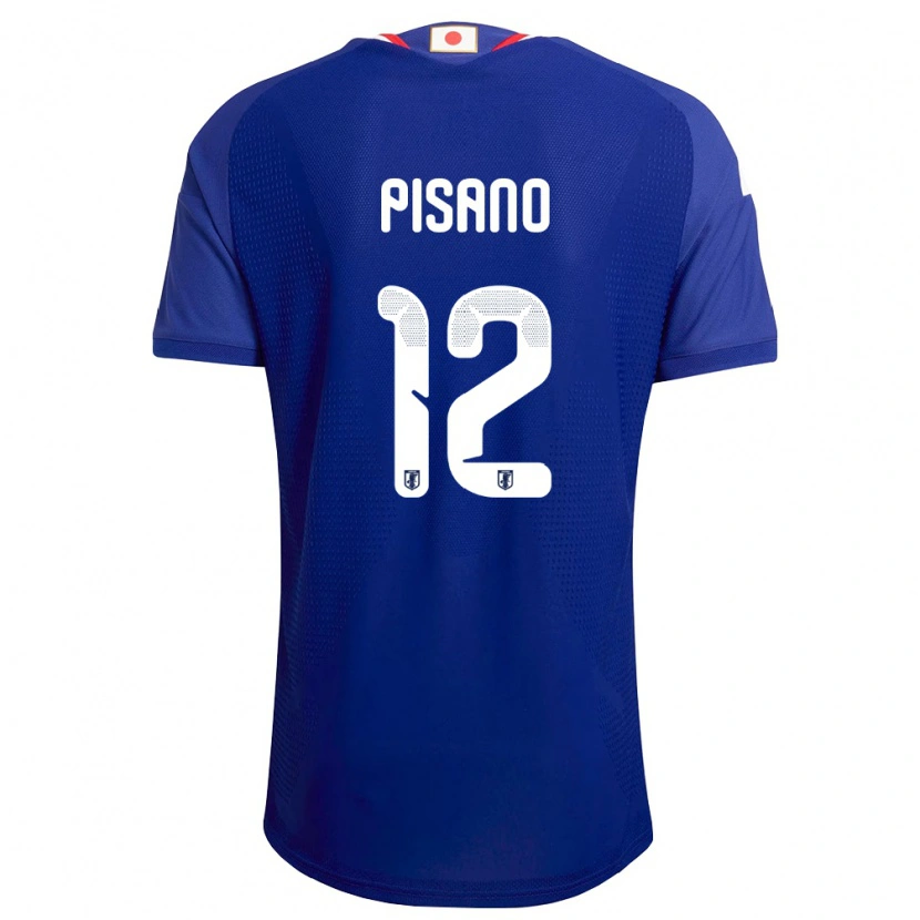 Danxen Niño Camiseta Japón Alexandre Pisano #12 Azul Blanco Rojo 1ª Equipación 26-28 La Camisa