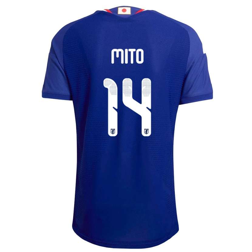 Danxen Niño Camiseta Japón Shunsuke Mito #14 Azul Blanco Rojo 1ª Equipación 26-28 La Camisa